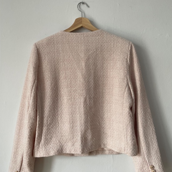 ESCANDELLE pink tweed blazer - Picture 5 of 5